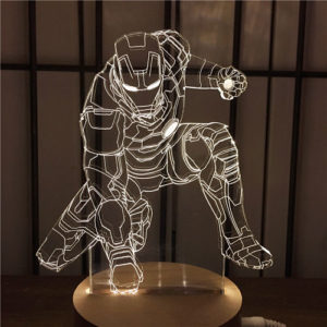 Ideas de Corte y Grabado Láser | Lámpara de Efecto 3D